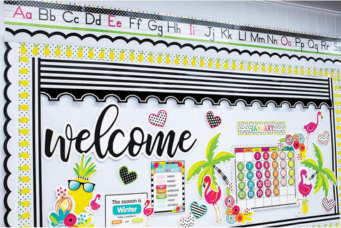 Schoolgirl Style - Simply Stylish Tropical | Life Is Sweet Bulletin Board Set, 25 Pieces...