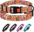 CollarDirect Floral Dog Collar Nylon Pattern Flower Print Adjustable Pet Collars for Dogs Small Medium Large Puppy (Neck Fit 12"-16", Toffee)...