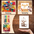 20 PCS Painting Stencils for Crafts Reusable Dragon Stencils Animal Stencils for Painting on Walls Wood Canvas Fabric Decorations DIY Projects...