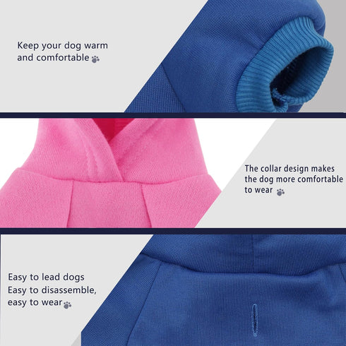 Pink Chihuahua Dog Hoodie: Keep Your Pup Warm and Stylish with a 'The Dog Face' Printed Sweatshirt, Pet Clothes, and Sweater Coat All in One Perfe...