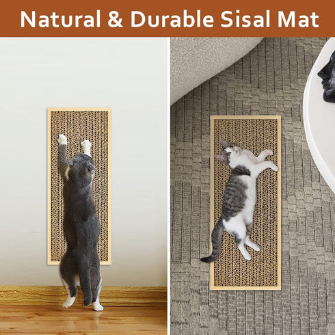 Splicing Cat Scratch Pad: Cat Scratchers for Indoor Cats and kitten, 2 Pack Cat Scratching Pad, Cat Scratcher Cardboard, Cat Scratching Pad, Premi...