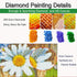 YALKIN 5D Diamond Painting Kits for Adults DIY Full Round Drill (11.8x15.7 inch) Diamond Art Pictures for Home Wall Decoration, Gifts...