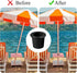 3 Pcs Patio Table Umbrella Hole Ring, Silicone Umbrella Table Hole Insert, Umbrella Cone Wedge Plug for 2 to 2.5 Inch Patio Table Hole and 1.5 Inc...