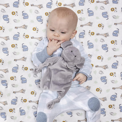 Elephant Security Blanket Lovey, Gray...