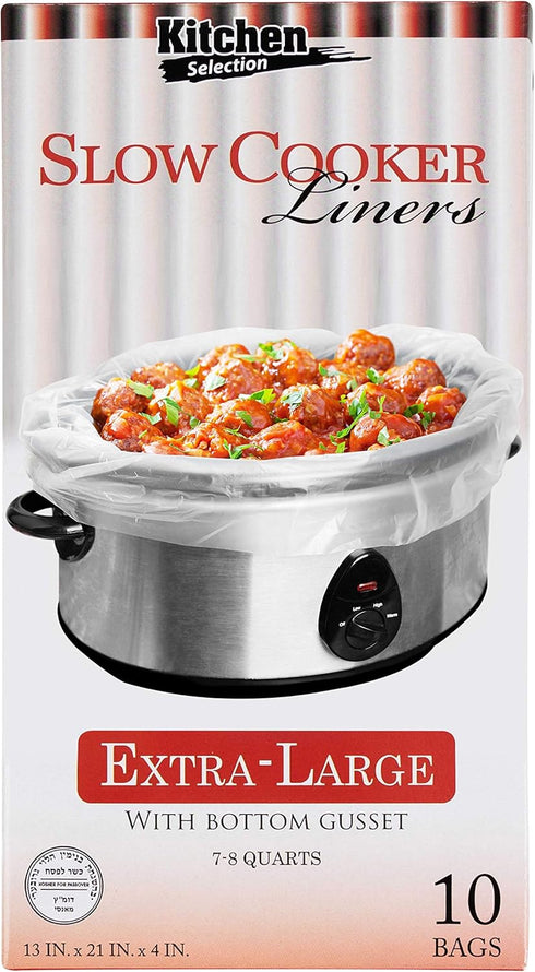 Party Bargains Slow Cooker Liners - 4" Wide Gusset, Crock Pot Liners, Multi Use Cooking Bags, Sous Vide (XL 1 PACK)...
