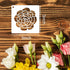 Flower Stencils for Painting 3inch Rose Stencils for Crafts Small Sunflower Daisy Stencil Floral Hibiscus Peony Leaf Wreath Drawing Templates for ...