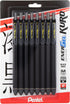 Pentel EnerGel Kuro Liquid Gel Pen, (0.7mm) Medium line, Black Ink, 8 Pack...