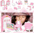 20 Pieces Doll House Furniture and Accessories Set Dollhouse Furniture Set Mini Dollhouse Furniture 1 12 Scale Bedroom Living Room Bathroom Furnit...