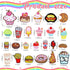 Waydress 24 Pieces Cupcake Embroidered Patches Iron on Patches Cute Colourful Patches for Clothing Sew on Patches for Jackets Backpacks Jeans Hats...