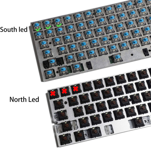 NPKC ABS 84 64 Key OEM ANSI ISO Side-lit 1.5mm Thickness Shine Through Keycap Only Keyset for YMD75 KBD75 Keycool 84 YD64 XD64 GK64 (Only Keycap)...