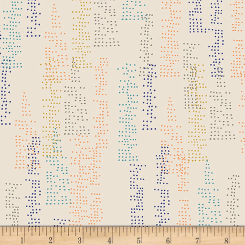 Art Gallery Fabrics Art Gallery Stretch Jersey Knit Gramercy City Lights Day, Cream...