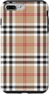 iPhone 7 Plus/8 Plus Checkered Plaid Flannel Gingham Pattern Case...