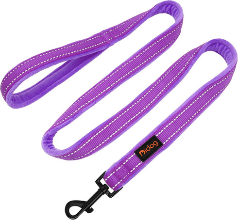 Didog Dog Walking Leashes 4 FT Long with Soft Warm Flannel Padded Handle,Reflective Dog Leash Night Safety Fit Small Medium Dogs...