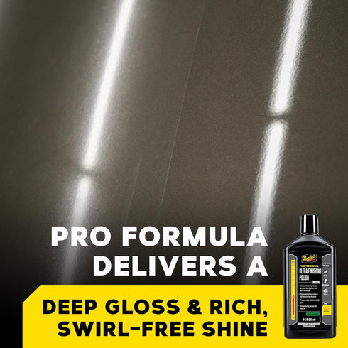 Meguiar's M205 Mirror Glaze Ultra Finishing Polish, Easy-to-Use Formula for Impeccable Shine, Multiple Ways to Apply Mirror Glaze, Removes Defects...