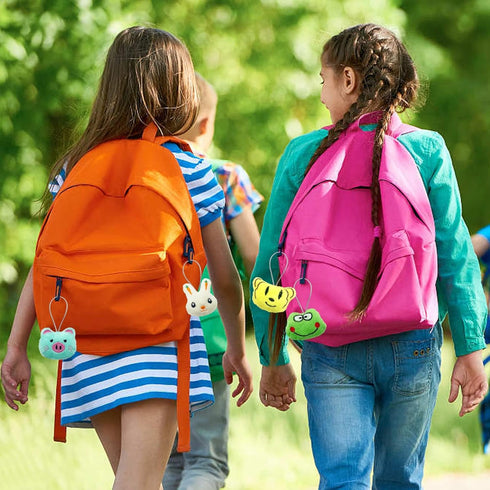 40 PCS Mini Animal Plush Toys Set Cute Small Animal Stuffed Toy Keychain for Party Favors Keychain Ornament for Goody Bag Easter Egg Stuffers Carn...