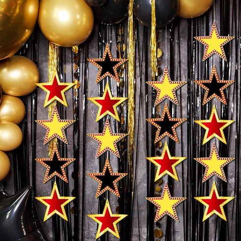 Geosar 90 pcs Movie Star Cardboard Red Carpet Awards Night Cutouts Confetti Cutouts for Bulletin Board Movie Party Decoration Supply Classroom Wal...