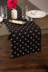 DII Polka Dot Kitchen Collection, Table Runner, 14x72, Black/White Reversible...