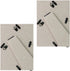2 PCS Easel Back for Picture Frame Easel Backs Frame Easel Picture Frame Back Stand for Photo/Picture Frames 7.09"×5.12"...