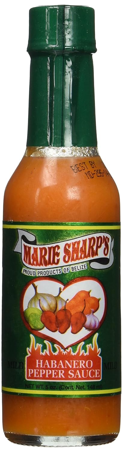 Marie Sharp's Mild Habanero Pepper Sauce 5 Oz. (3 Pack)...