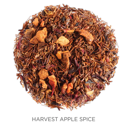 Tea Forte Harvest Apple Spice Premium Organic Loose Leaf Caffeine-Free Herbal Tea Blend Canister, Makes 35-50 Cups...