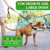 Heavy Duty Dog Leash 4-6Ft Length – Reflective Dog Leash for Medium, Large Dogs – Shock Absorbing Bungee Dog Leash with Zinc Alloy Carabiner, Traf...