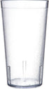 Carlisle FoodService Products 52168107 Stackable ShatterResistant Plastic Tumbler, 16 oz., Clear (Pack of 6)...