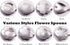 9 Pcs Flower Spoon Coffee Teaspoon Set, ESRISE Stainless Steel Tea Spoon for Tea Party Decorations (Silver)...