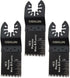 Oshlun MMC-1003 1-1/3-Inch Precision Japan HCS Oscillating Tool Blade with Quick-Fit Arbor for Standard and Quick Change Tools, 3-Pack...