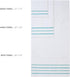 Comfort Spaces Cotton 8 Piece Bath Towel Set Striped Ultra Soft Hotel Quality Quick Dry Absorbent Bathroom Shower Hand Face Washcloths, Multi-Size...