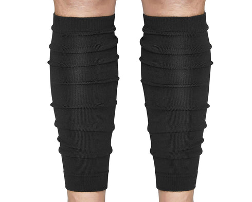 Football Leg Sleeves Men& Youth, Calf Compression Sleeve for Men Women, Football Socks Sport Running Football Accessories for Adult Athletes, Blac...