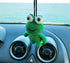Handmade Frog Crochet Car Rear View Mirror Holder, Hanging Accessories Ornaments Cute Rearview Mirror Charm Decor, A Gift for Frog Lovers Car Hang...