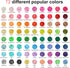 Redtwo 15000 Pcs Clay Beads Bracelet Making Kit, 3 Boxes 72 Colors Friendship Bracelet Kit Flat Polymer Heishi Beads for Jewelry Making, Crafts Gi...
