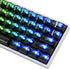Fogruaden 61 Keys Black Clear Keycap Set, OSA Profile Transparent PC Material Keycaps, Only Compatiable 61 Key Cherry Gateron MX Switches Mechanic...
