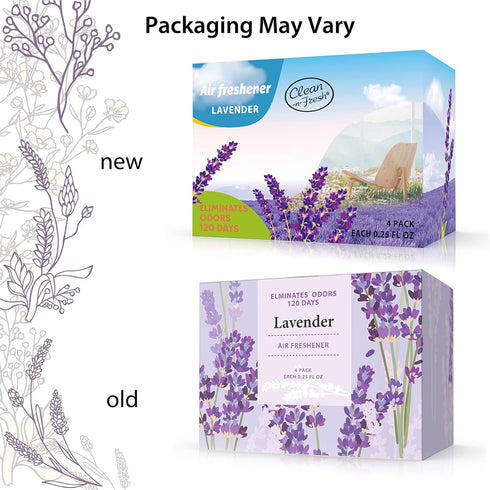 Air Freshener for Home, 4 Pack, Lavender Essential oils, Odor Eliminator for Small Area Closets Bathroom Pets Strong Odor, Up to 120 Days...