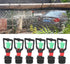 20 Garden Irrigation Nozzles, 360° Swivelling Irrigation Sprinklers, Atomised Rotary Irrigation Nozzles with G1/2 Male Thread for Greenhouse Garde...