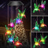 Winzwon Birthday Gifts for Women Mom Grandma, Solar Hummingbird Wind Chimes for Outside Solar Lights Outdoor Decor Hanging Mobile Garden Yard Pati...