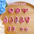 Keoker Polymer Clay Cutters, Summer Clay Cutters, Polymer Clay Cutters for Earrings Jewelry Making, 12 Shapes Flower Clay Earrings Cutters...