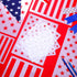 12 Pieces Independence Day American Flag 50 Star Stencil Template 3 Size Patriotic Star Stripe Stencils Memorial 4th of July Reusable DIY Painting...