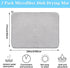 2 Pack Microfiber Dish Drying Mat,24*17 inch Absorbent Dish Drainer Kitchen Counter,Large Size Dish Drying Pad for Countertops,Sinks,Draining Rack...