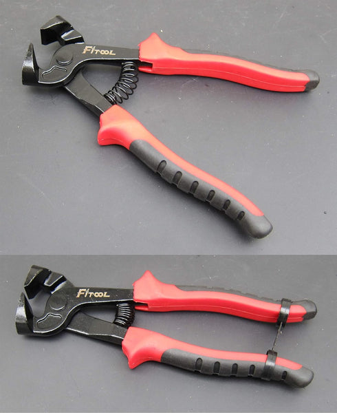 Tile Nippers, Tile Working Tool, Tile Mosaic Trimmer Nipper Cutter Pliers with Tungsten-carbide Trimming Tips...