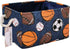 FANKANG Rectangular Laundry Basket Nursery Storage Fabric Storage Bin Storage Hamper,Gift Baskets(Navl-ball game)...