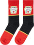 Crazy Socks, Mustard, Ketchup, Hot Sauces & More, Funny Colorful Novelty Socks...
