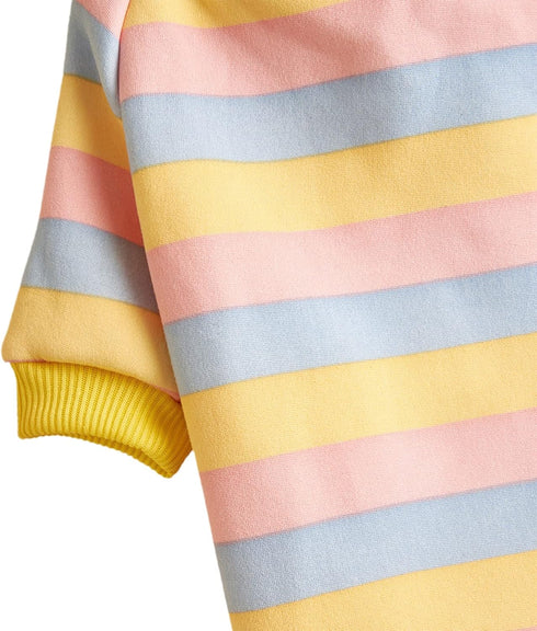 Striped Dog Sweater for Small Dogs Winter Sweatshirt Warm Pet Puppy Clothes Doggie Cat Clothing, Pink Yellow, XLarge...