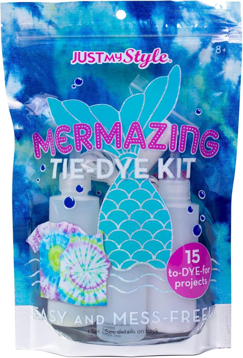 Just My Style Mer-Mazing Tie-Dye by Kit Horizon Group Usa, Create 15 DIY Tie Dye Projects. Kit Includes Gloves,Color Mixing Bottles,Mermaid Themed...