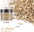 Renfio Broken Crushed Glass Glitter Shards Crush 2-4mm Irregular Small Chunky Chips 3.5 Oz (100g) High Luster Craft Sequins Gravel for DIY Phone C...