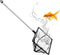 Aquarium Fish Net, 6 Inch Fine Mesh Fish Tank with Extendable 9-24 inch Long Handle...