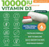 ForestLeaf Vitamin D3 10000IU - Bone Health and Immune Support - Small Easy to Swallow Capsules - Non-GMO Gluten Free VIT D - VIT D3 Vitamin D Sup...