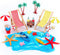 25 Pcs Beach Miniature Dollhouse Decoration, Umbrella Palm Chair Miniature Toys Garden Decorations Dollhouse Outdoor Accessories Beach Decorations...