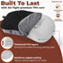TREKOLOGY Camping Pillow with Removable Cover, Inflatable Pillow for Backpacking, Ultralight Inflatable Camp Pillows for Sleeping Portable Compact...