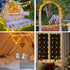 120 LED 40FT Star String Lights, 8 Modes Plug in Star Lights with Timer & Memory, Indoor Outdoor Christmas Twinkle Light for Birthday Party Bedroo...